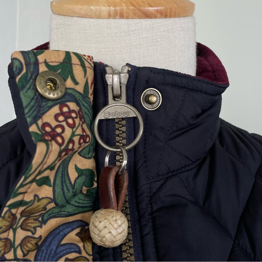 Barbour x Morris & Co Craft Gilet Quilted Puffer Vest - Picture 7 of 15